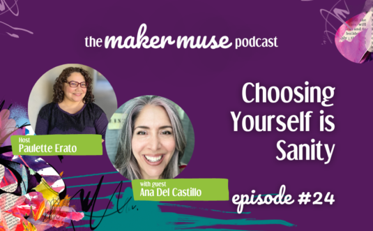 Episode 24 cover art featuring podcast guest Ana Del Castillo
